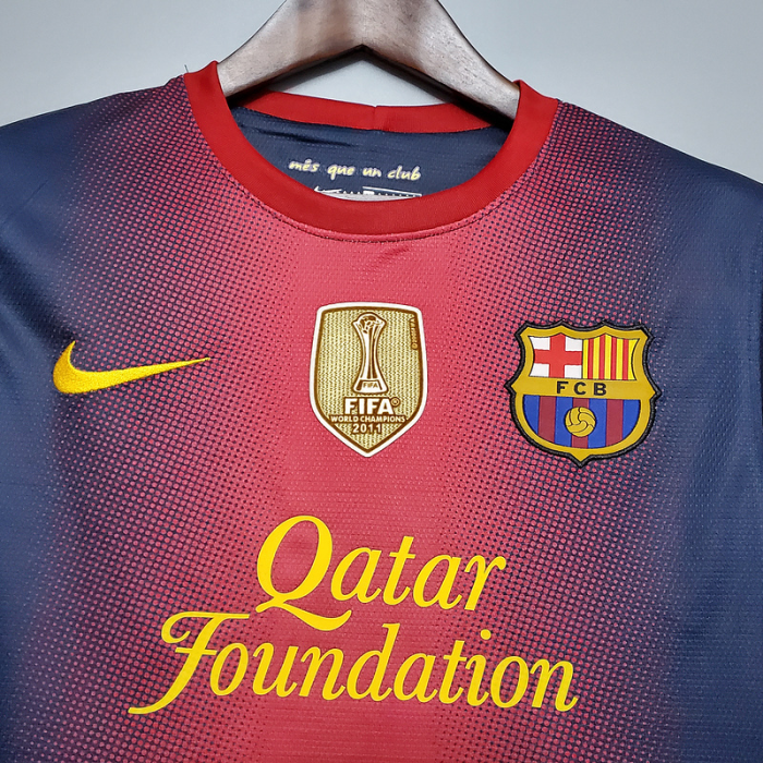 Barcelona Retro Jersey 2012/13 Home Football Jersey Soccer Shirt