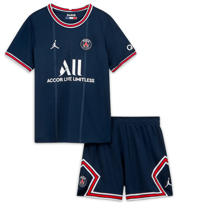 21/22 Kinder Erwachsene PSG Fußballuniform Anzug T-Shirt& Socken Shorts Kits 