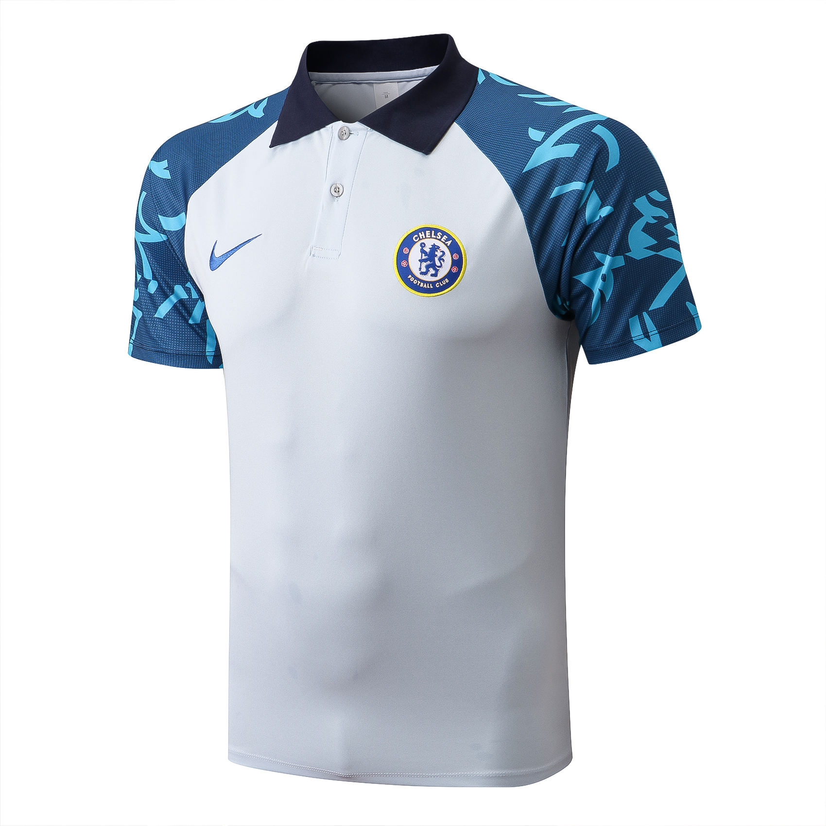 Chelsea POLO Shirt Football Jersey Soccer Clothes 22/23 WHITE NIKE