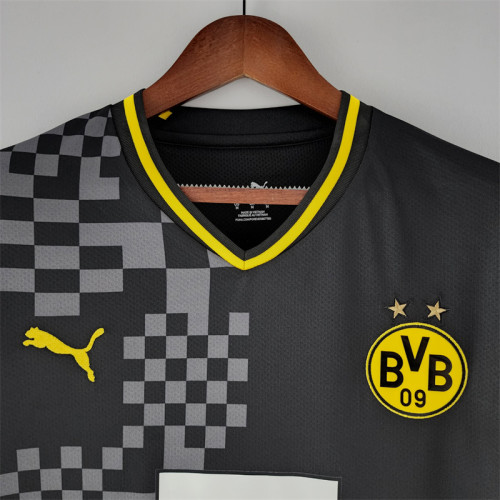 Dortmund Away Kit 22/23 Football Jersey Soccer Training Shirt For Men 2022/23