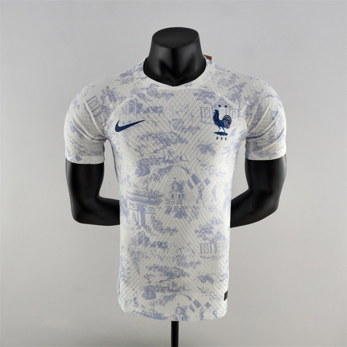 Player Version] France Away Jersey 2022 World Cup Football Jersey Soccer  Shirt
