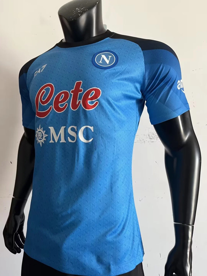 Player Version 23/24 Napoli Jersey Football Jersey Custom Name 2023 2024  Soccer shirt