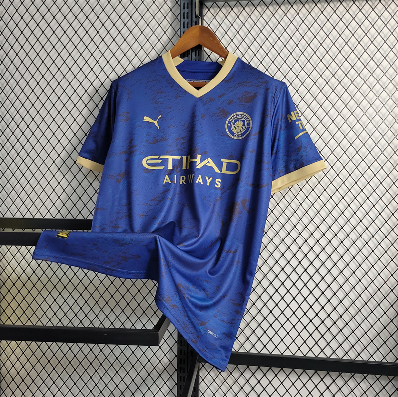 Fans Version 23/24 Manchester City Jersey Chinese new year Football Jersey  Custom Name 2023 2024 Soccer shirt