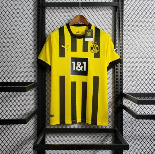 Fans Version 22/23 Dortmund Jersey Home Football Jersey Custom Name 2022 2023 Soccer Shirt