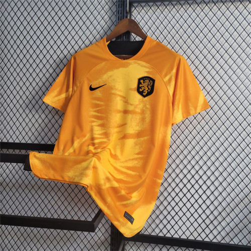 Fans Version 22/23 Netherlands Home Jersey World Cup 2022 Football Jersey Custom Name National Team Soccer Shirt