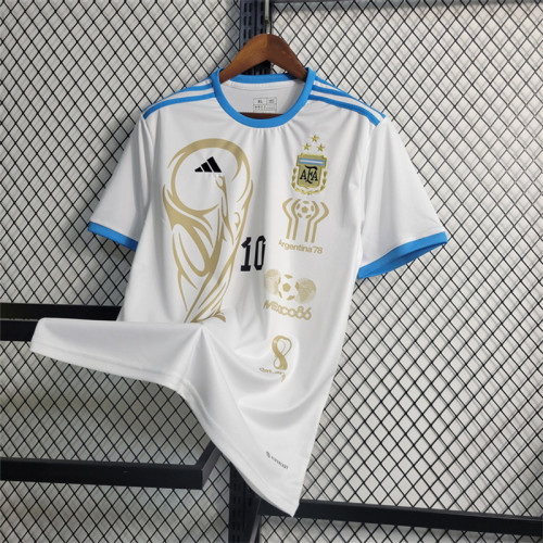 Fans Version 23/24 Argentina Jersey 2023 2024 Football Jersey Custom Name National Team Soccer Shirt