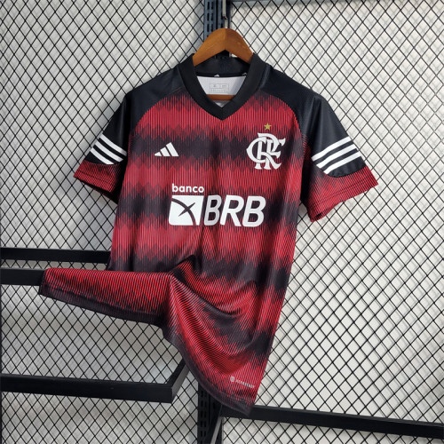 Fans Version 23/24 Flamenco Jersey Football Jersey Custom Name 2023 2024 Soccer Shirt