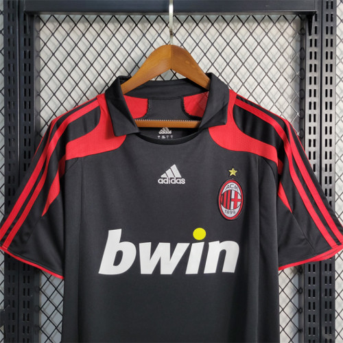 AC Milan Jersey Third kit 07/08 history retro Football kit Custom Name 2007 2008 Soccer Sport Shirt