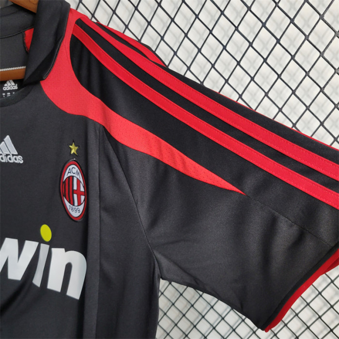 AC Milan Jersey Third kit 07/08 history retro Football kit Custom Name 2007 2008 Soccer Sport Shirt