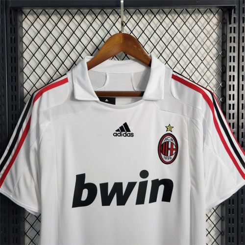 AC Milan Jersey Away kit 07/08 history retro Football kit Custom Name 2007 2008 Soccer Sport Shirt