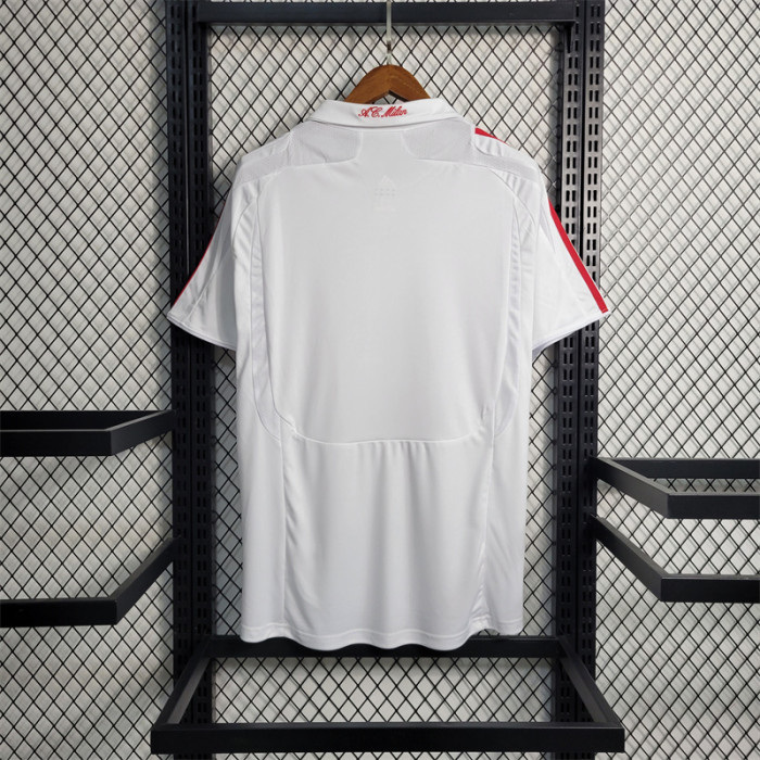 AC Milan Jersey Away kit 07/08 history retro Football kit Custom Name 2007 2008 Soccer Sport Shirt