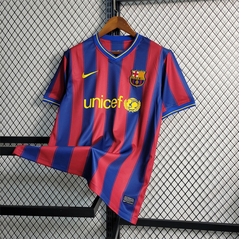 22.00 - Messi Barcelona Jersey 09/10 history retro Football kits 2009 2010  Custom Name Soccer sport shirt - www.vicksports.com