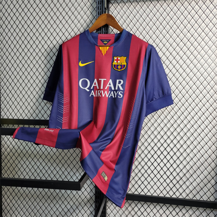22.00 - Messi Barcelona Jersey 14/15 history retro Football kits 2014 2015  Custom Name Soccer sport shirt - www.vicksports.com
