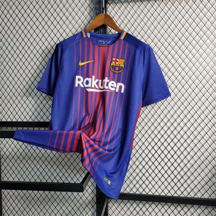 Messi Barcelona Jersey 17/18 history retro Football kits 2017 2018 Custom  Name Soccer sport shirt