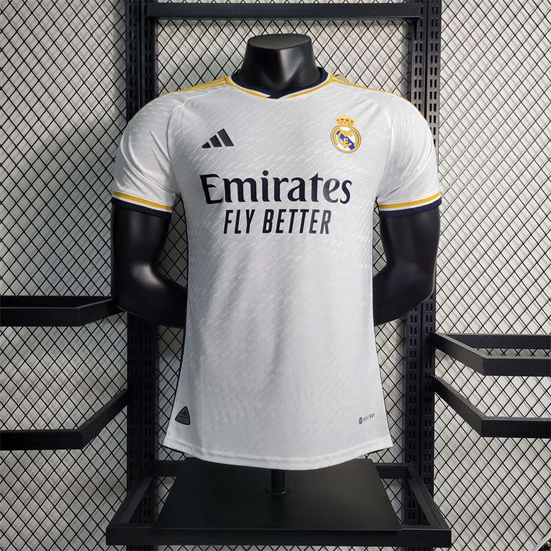 Player Version Real Madrid Jersey 23/24 Home Football Kit 2023 2024