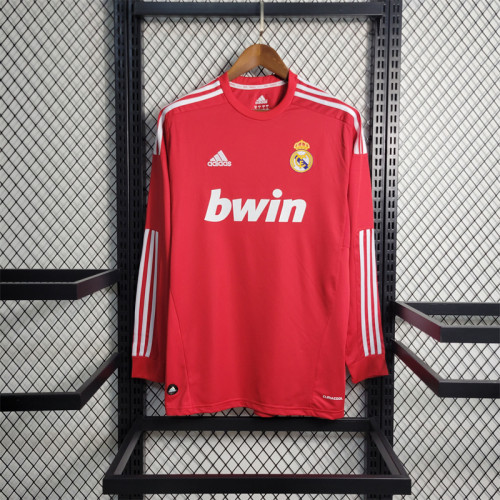 Real Madrid Jersey 11/12 Long Sleeve history retro Football Kits Custom Name 2011 2012 Soccer Sport Shirt