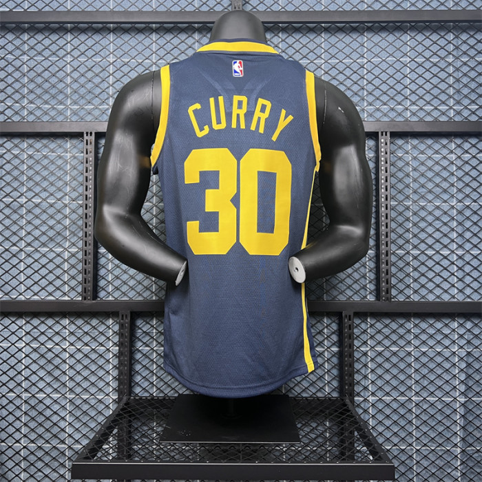 NBA Golden State Warriors Stephen Curry 30 Jersey 2023 Blue