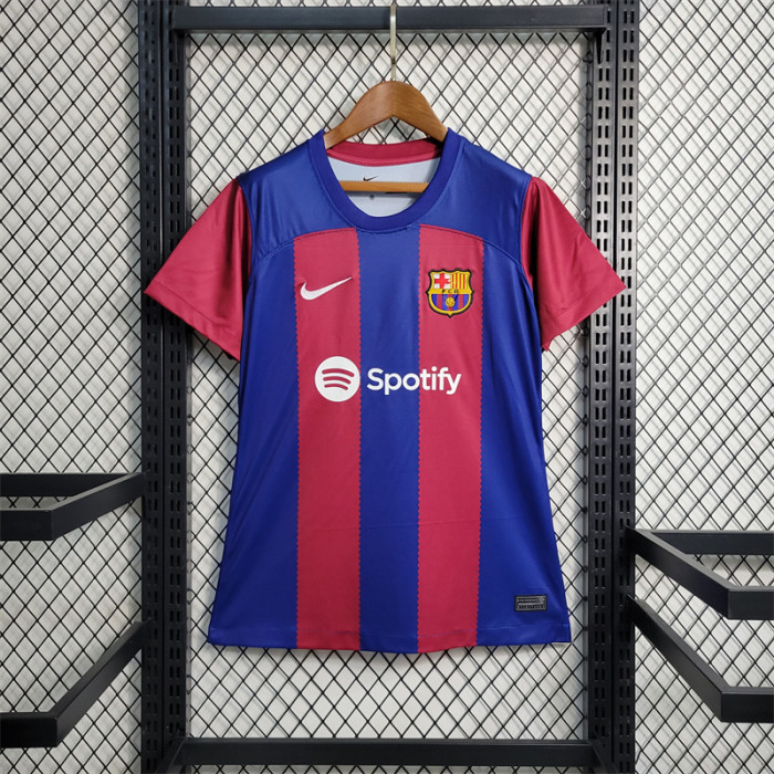 ladies barcelona football shirt