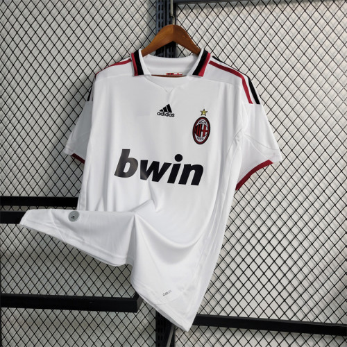 AC Milan Jersey 09/10 History Retro Football kit Custom Name 2009 2010 Soccer Team Shirt