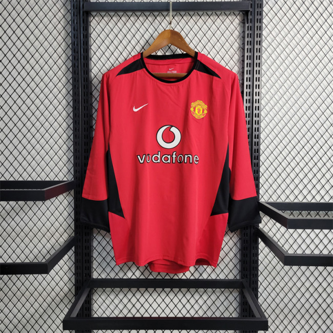 Ronaldo Manchester United Jersey 2008 Black Long sleeve Retro Away Jersey L