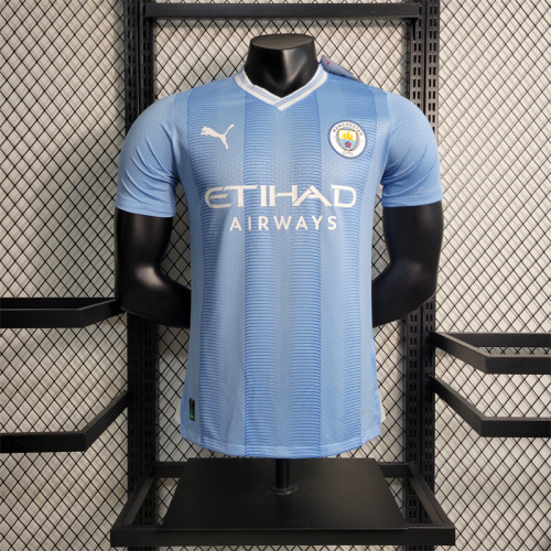 Player Version Manchester City Jersey 23/24 Home Football Kit 2023 2024 Soccer Shirt Haaland