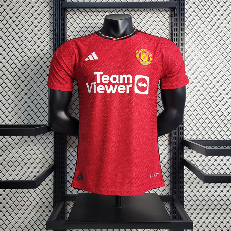 Player Version Manchester United Home Kit 23/24 Football Jersey Custom