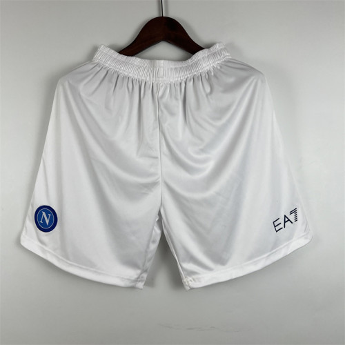 Naples White Shorts 23/24 Football kit 2023 2024 Soccer Team Shirt