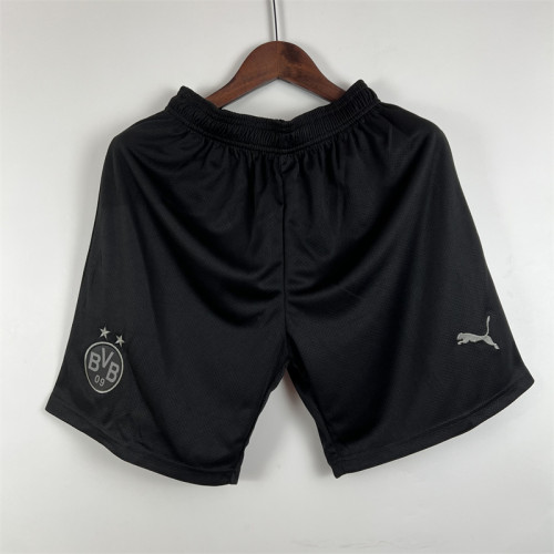Dortmund Black Shorts 23/24 Football kit 2023 2024 Soccer Team Shirt