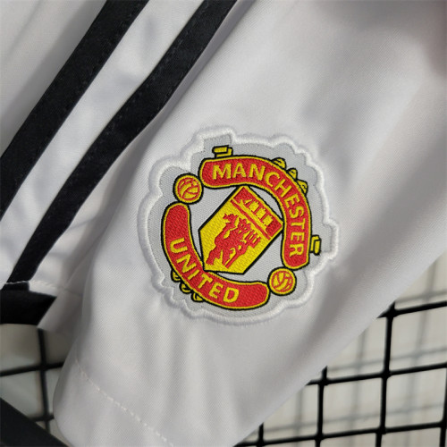 Kids Kit Manchester United Jersey 23/24 Home Football Kit Custom Name 2023 2024 Soccer Team Shirt