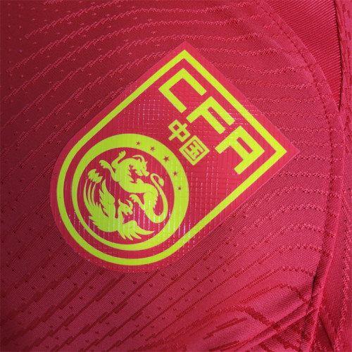Player Version China Home Jersey 23/24 Football Kit 2023 2024 Soccer Team Shirt