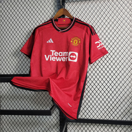 Manchester United Jersey 23/24 Home Football Kit Custom Name 2023 2024 Soccer Team Shirt