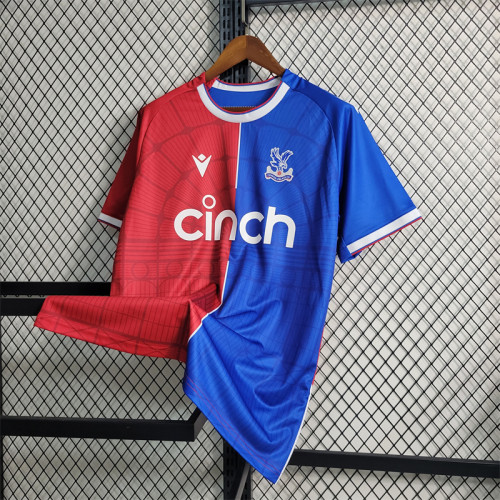 Crystal Palace Home Jersey 23/24 Football Kit 2023 2024 Soccer Team Shirt