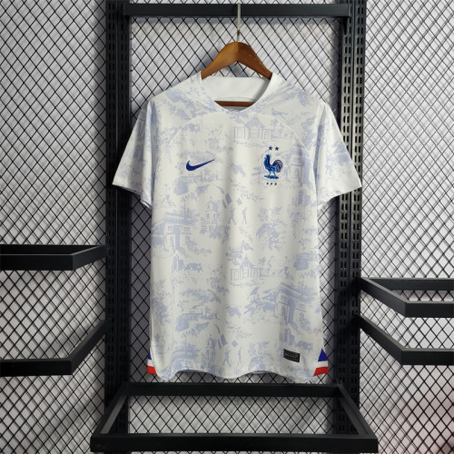 France away Jersey World Cup 2022 Football Jersey Custom Name National Team Soccer Shirt
