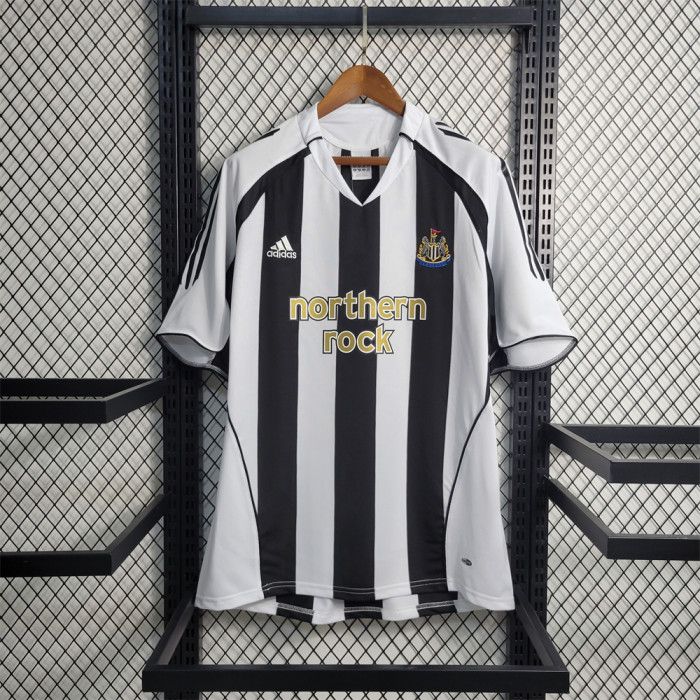 Retro Newcastle United Jersey 2005-07 Home Football Kit Soccer Shirt