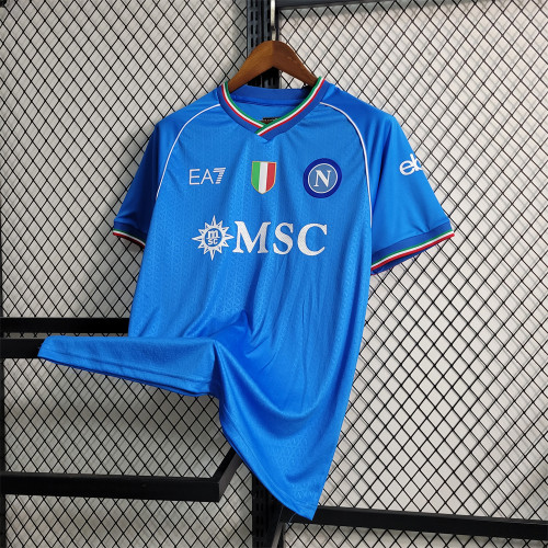 Naples Home Jersey 23/24 Football Kit 2023 2024 Soccer Team Shirt