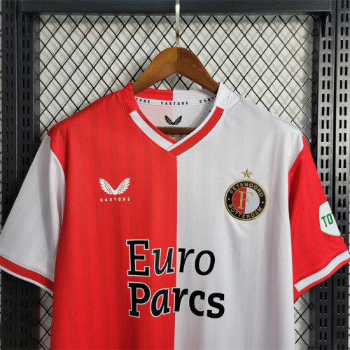 Feyenoord Jersey Home Kit 23/24 Man Football Team Soccer shirt