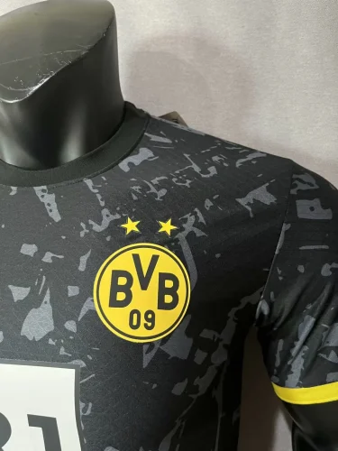 Dortmund Away Jersey 23/24 Player Version Football kit 2023 2024 Soccer Team Shirt