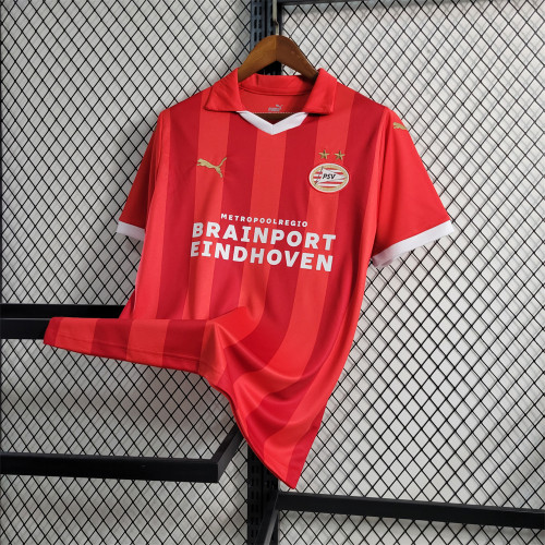 PSV Eindhoven Home Jersey 23/24 Football Kit 2023 2024 Soccer Team Shirt