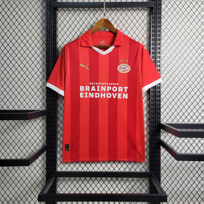 PSV Eindhoven Home Jersey 23/24 Football Kit 2023 2024 Soccer Team Shirt
