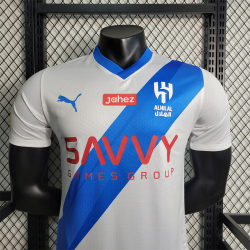 Al-Hilal Riyadh Away Jersey 23/24 Neymar Football Kit 2023 2024 Player Version Soccer Shirt