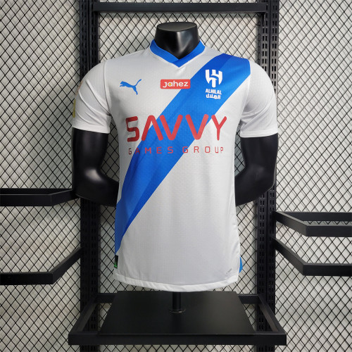 Al-Hilal Riyadh Away Jersey 23/24 Neymar Football Kit 2023 2024 Player Version Soccer Shirt