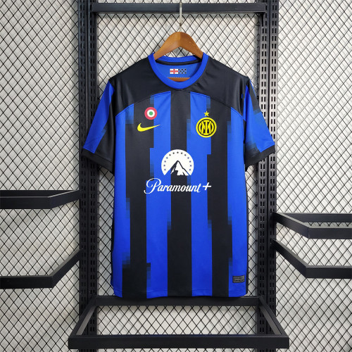 Inter Milan Home Jersey 23/24 Football Kit 2023 2024 Soccer Team Shirt
