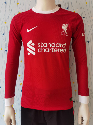 Liverpool Home Jersey 23/24 Player Version Long Sleeves