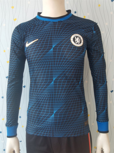 Chelsea Away Jersey 23/24 Player Version Long Sleeves