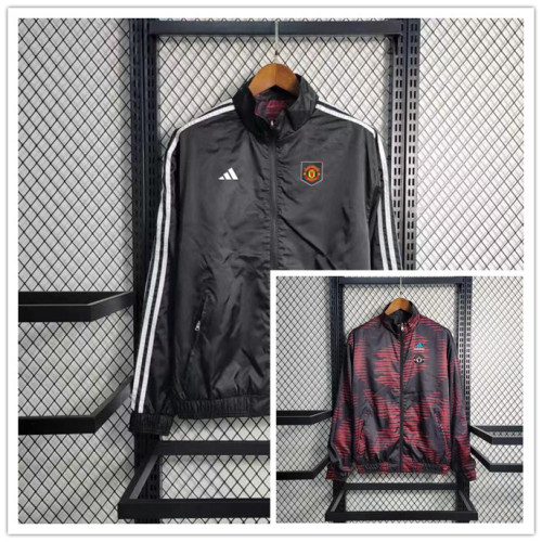 Manchester United Windbreaker Double-sided 23/24 Football Jersey