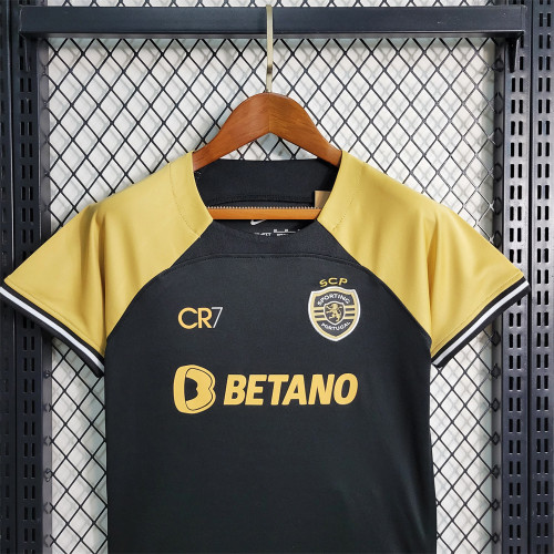 Sporting CP Jersey Third Kit 23/24 Kids Football Team Soccer Shirt 2023 2024