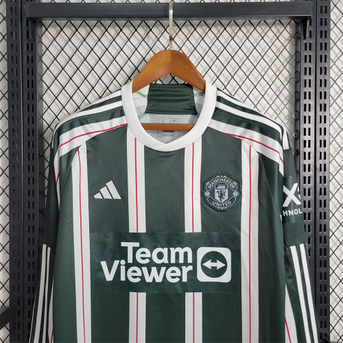 Manchester United Away Jersey 23/24 Long Sleeves