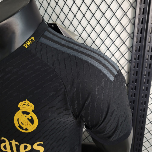 Real Madrid Third Jersey 23/24 Player Version Football Kit 2023 2024 Soccer Club Team Shirt