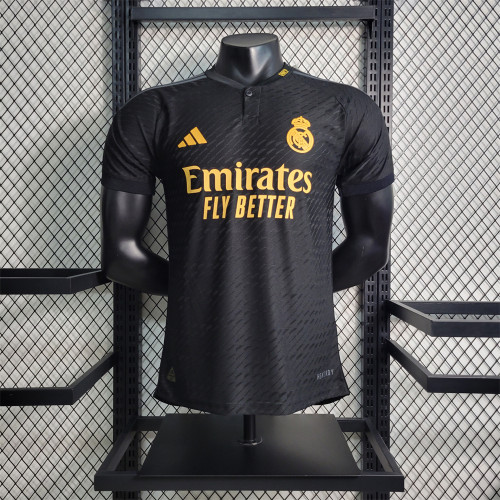 Real Madrid Third Jersey 23/24 Player Version Football Kit 2023 2024 Soccer Club Team Shirt