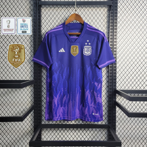 Messi Argentina Jersey Away kit 2022 World Cup